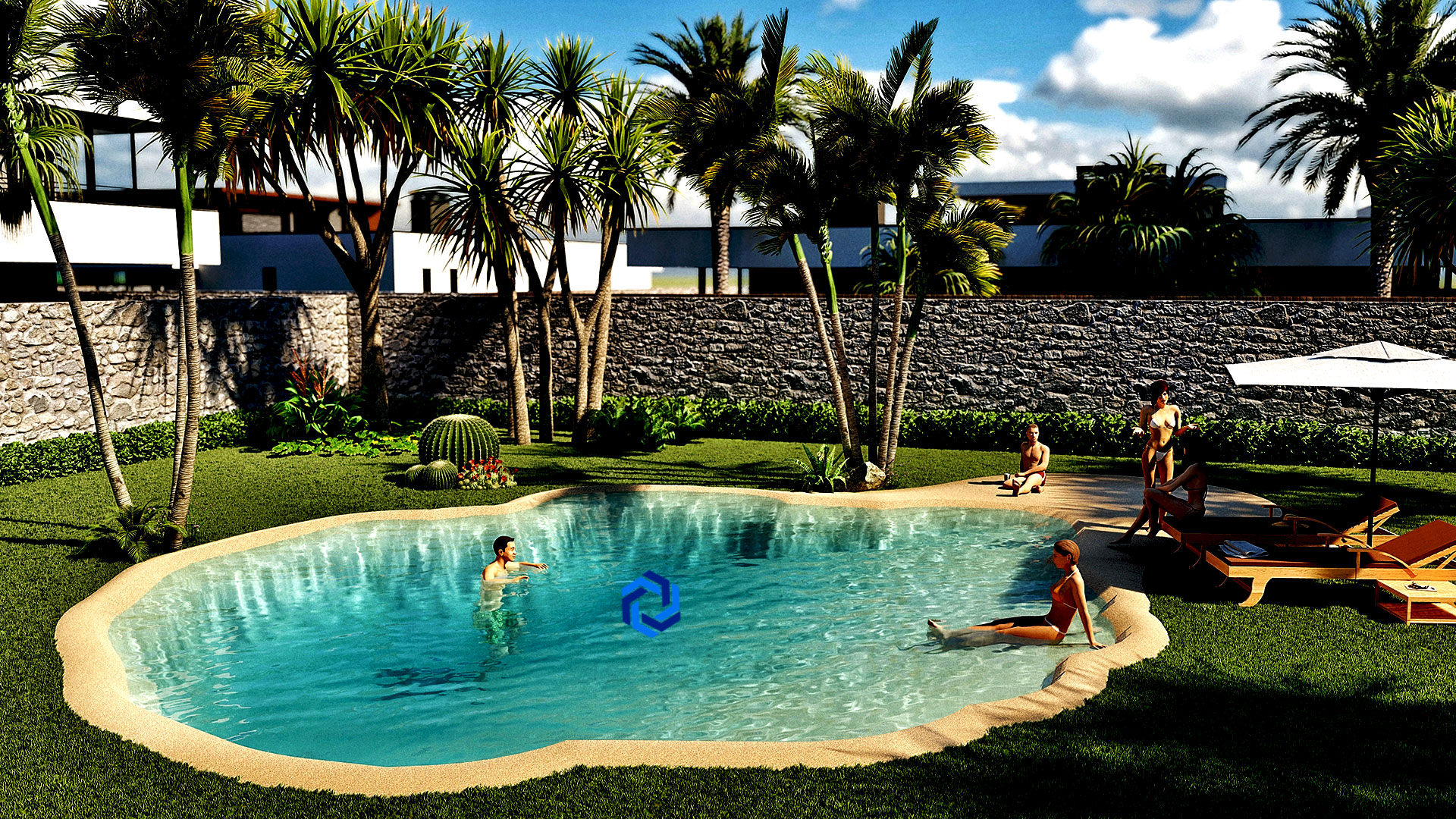 Construcción piscina hotel Maspalomas